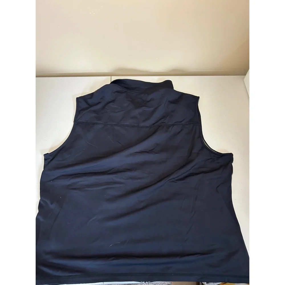 Cremieux Men's Performance Vest Black Exterior, green interior size XXL